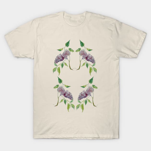 Flowers: Lilac T-Shirt by AleksandraHurson